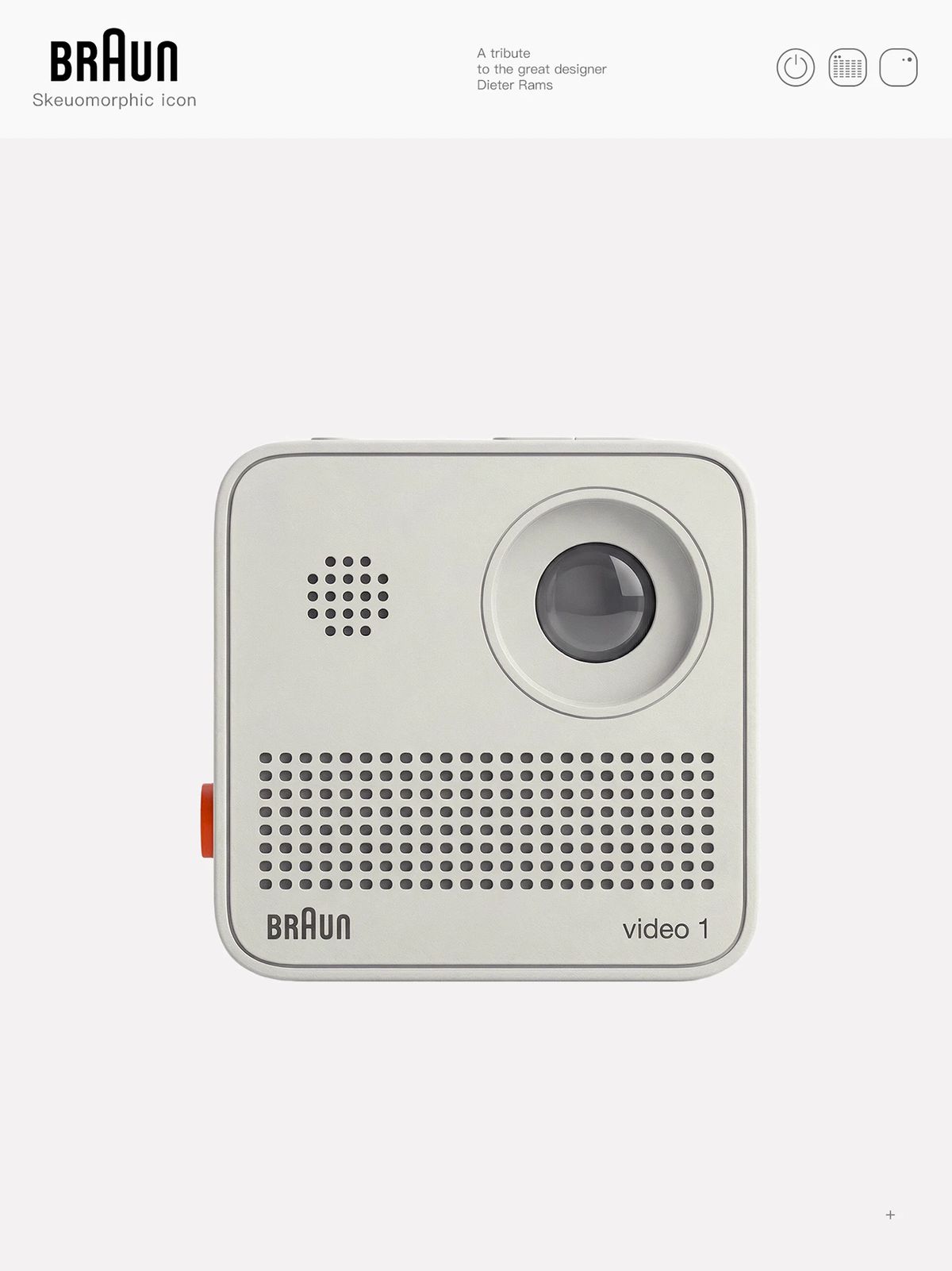 Lu Yan Crafts Dieter Rams Inspired System Icon Design