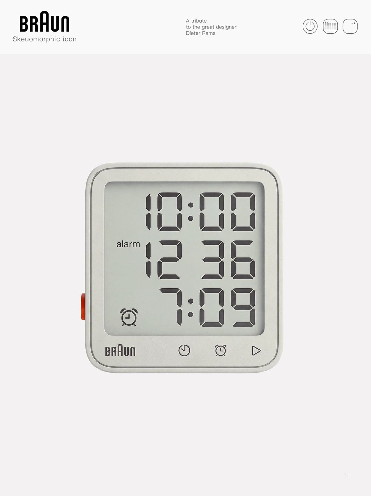 Lu Yan Crafts Dieter Rams Inspired System Icon Design