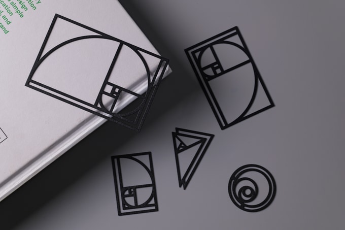 1.618 Golden Ratio Paperclip product design geometric shapes collection