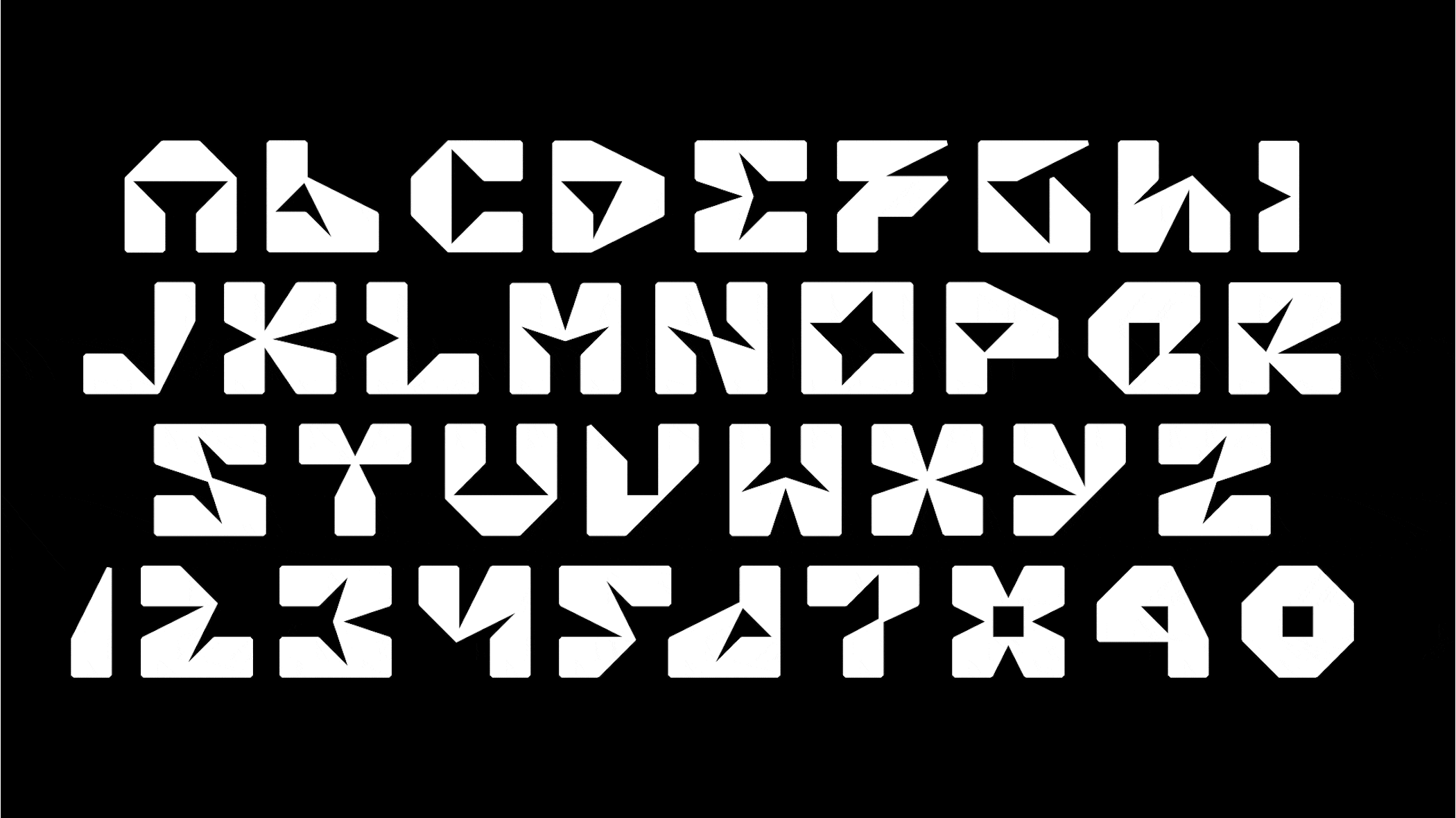Animated type specimen reveal for Mix Interiors Display