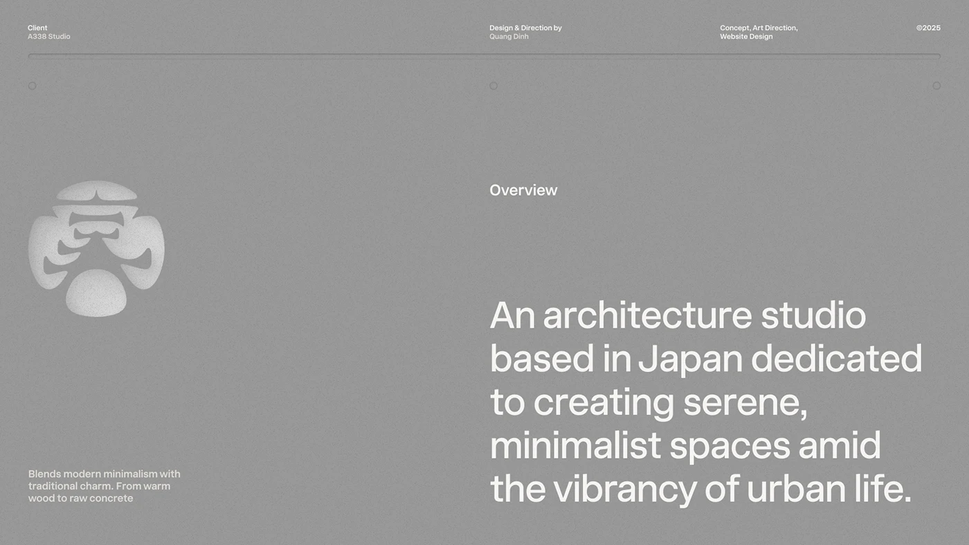 Address 338 Architecture Studio branding identity business card suite by Quang Nguyen