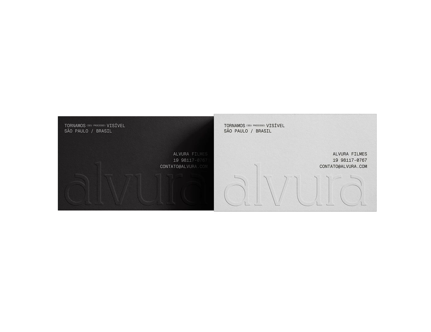 Alvura Filmes Unveils New Corporate Identity and Visual System for Modern Cinema