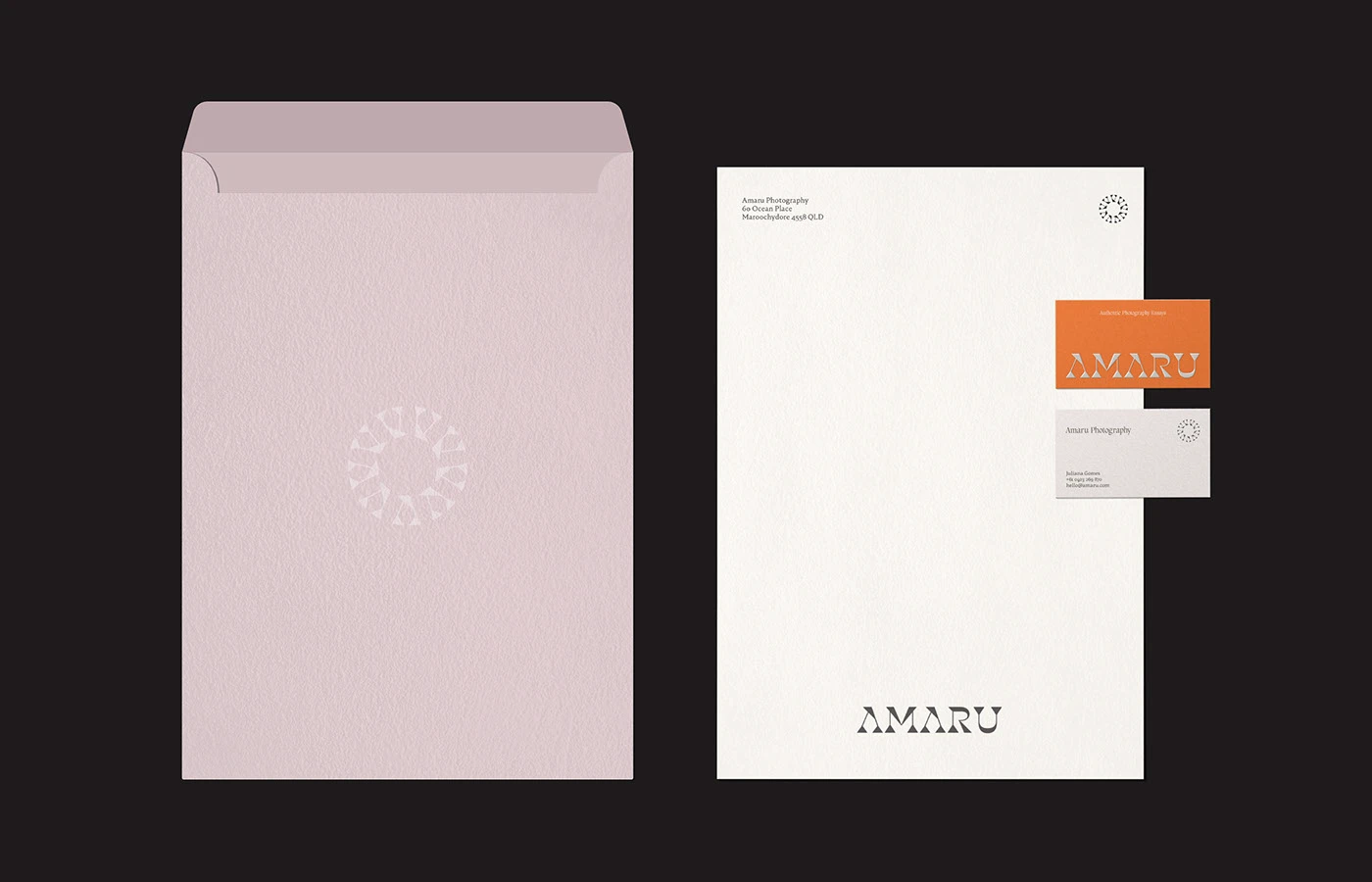 Amaru Photography Brand Identity and Editorial Design