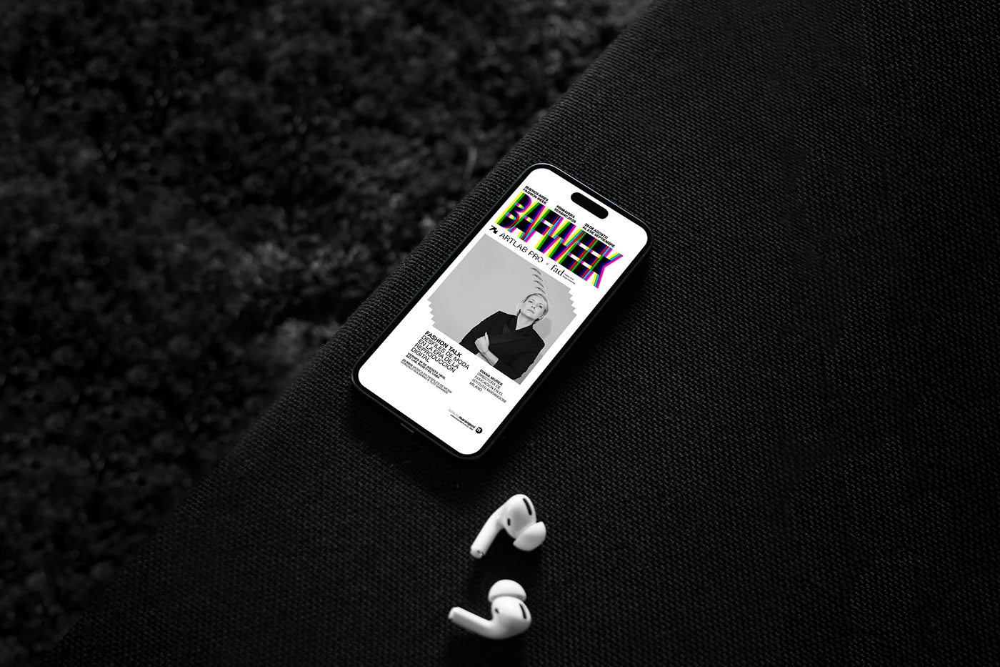 Detalles de los activos de diseño de marca BAFWEEK SS26 6