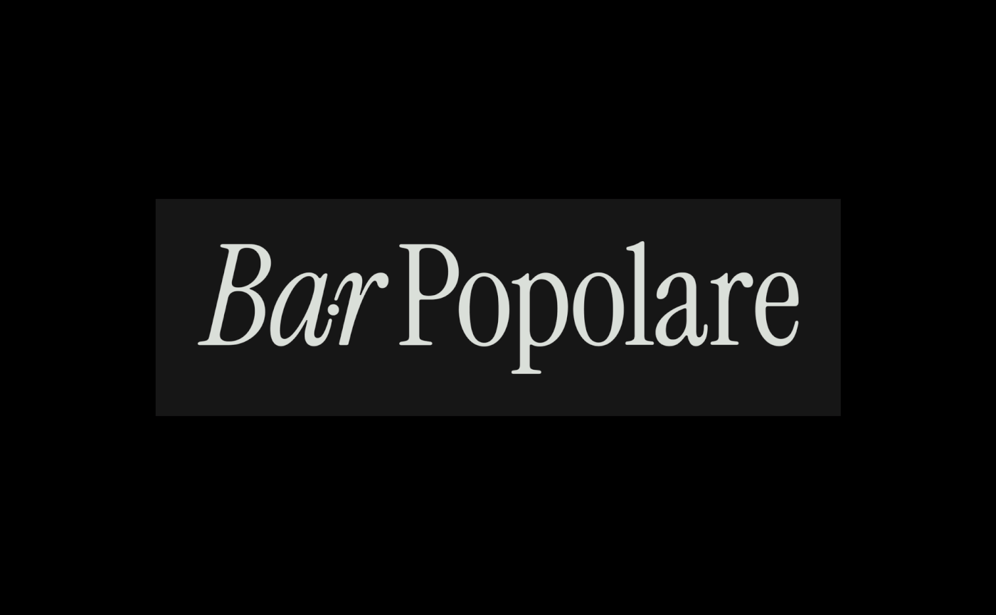 Bar Popolare Visual Identity Branding by Leonardo Maltese