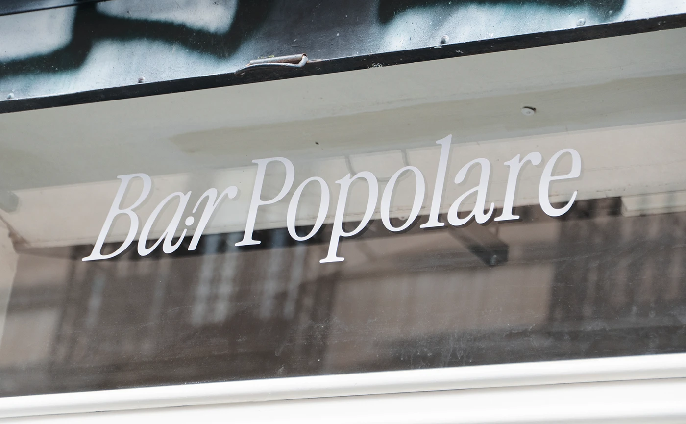 Bar Popolare Visual Identity Branding by Leonardo Maltese
