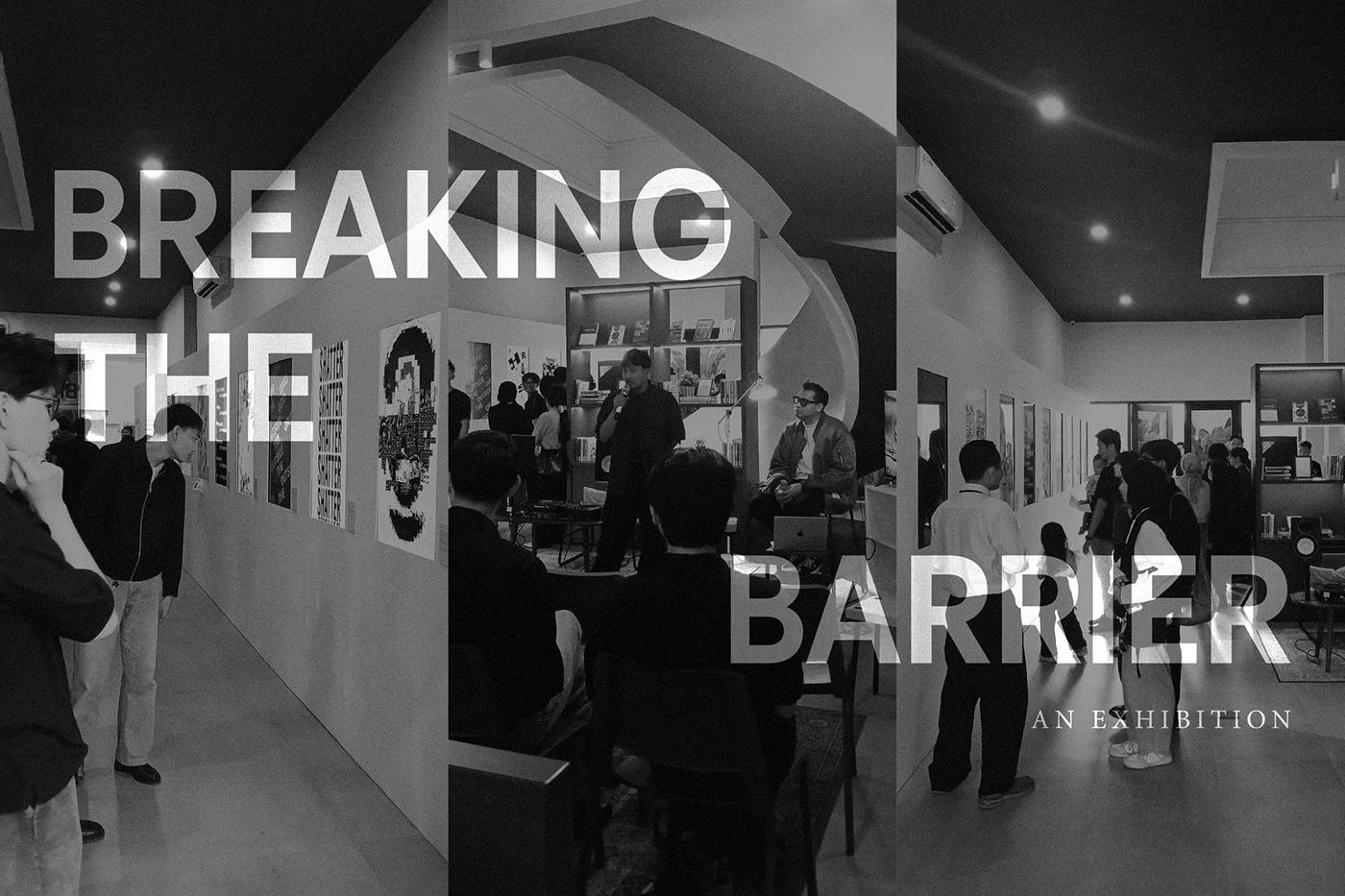 Kinetic Graphic Motion for Breaking The Barrier Exhibition