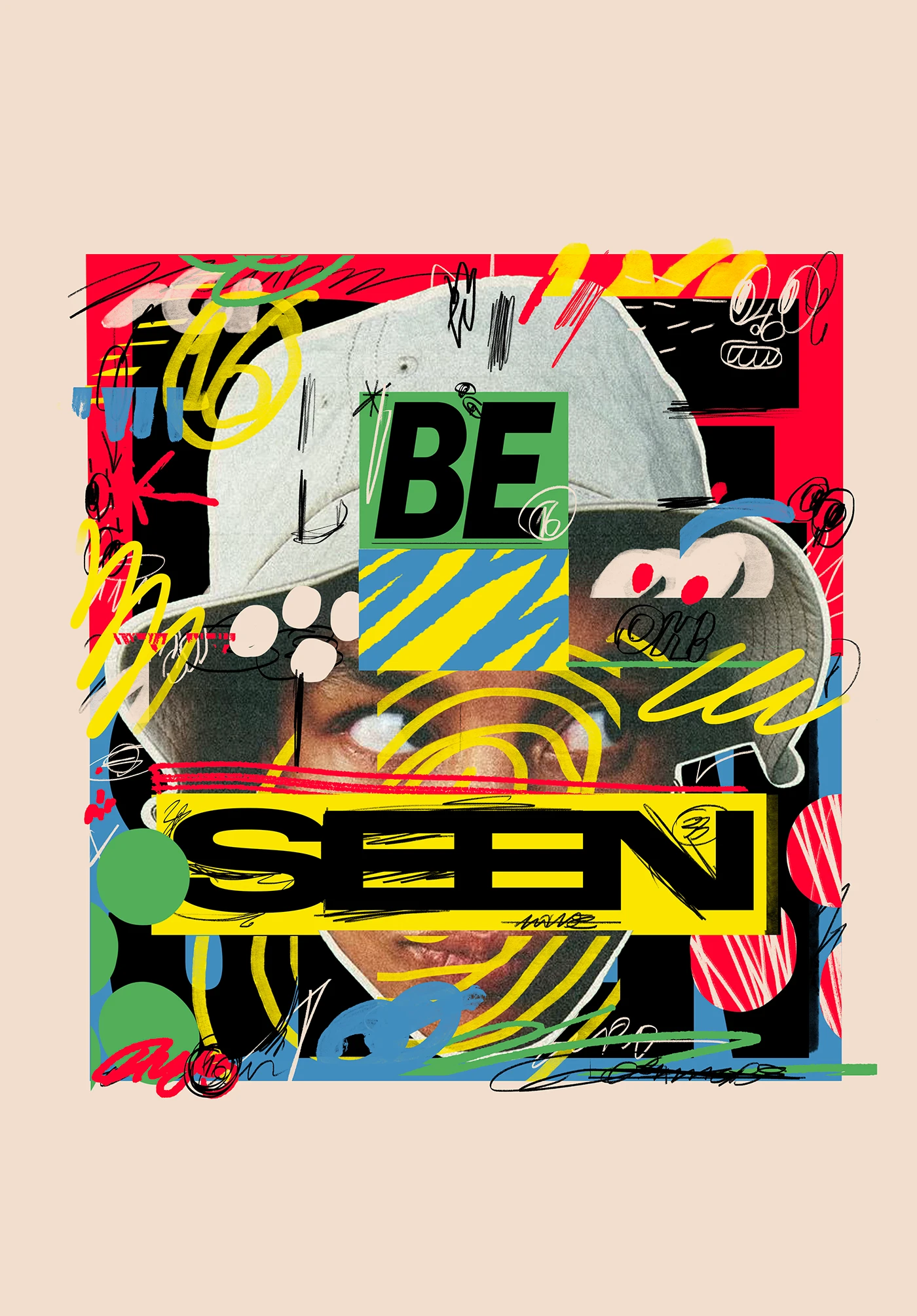 BE SEEN branding brand design asset