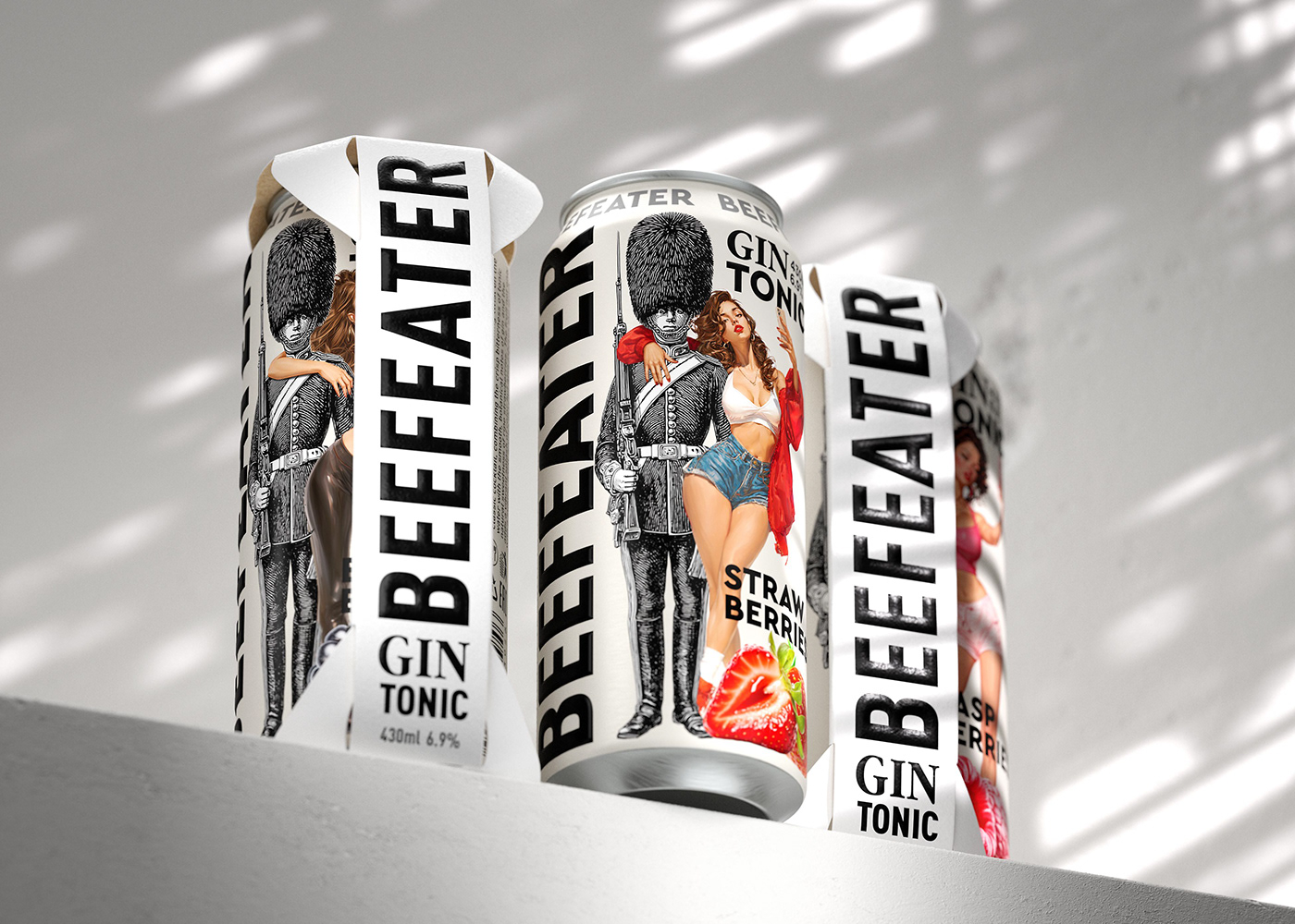 Constantin Bolimond'dan Beefeater İçin Heykelsi Marka Kimliği Tasarımı