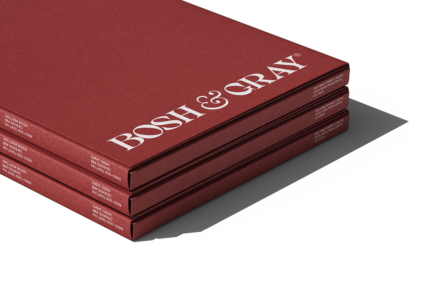 Bosh & Gray branding design asset detail 11