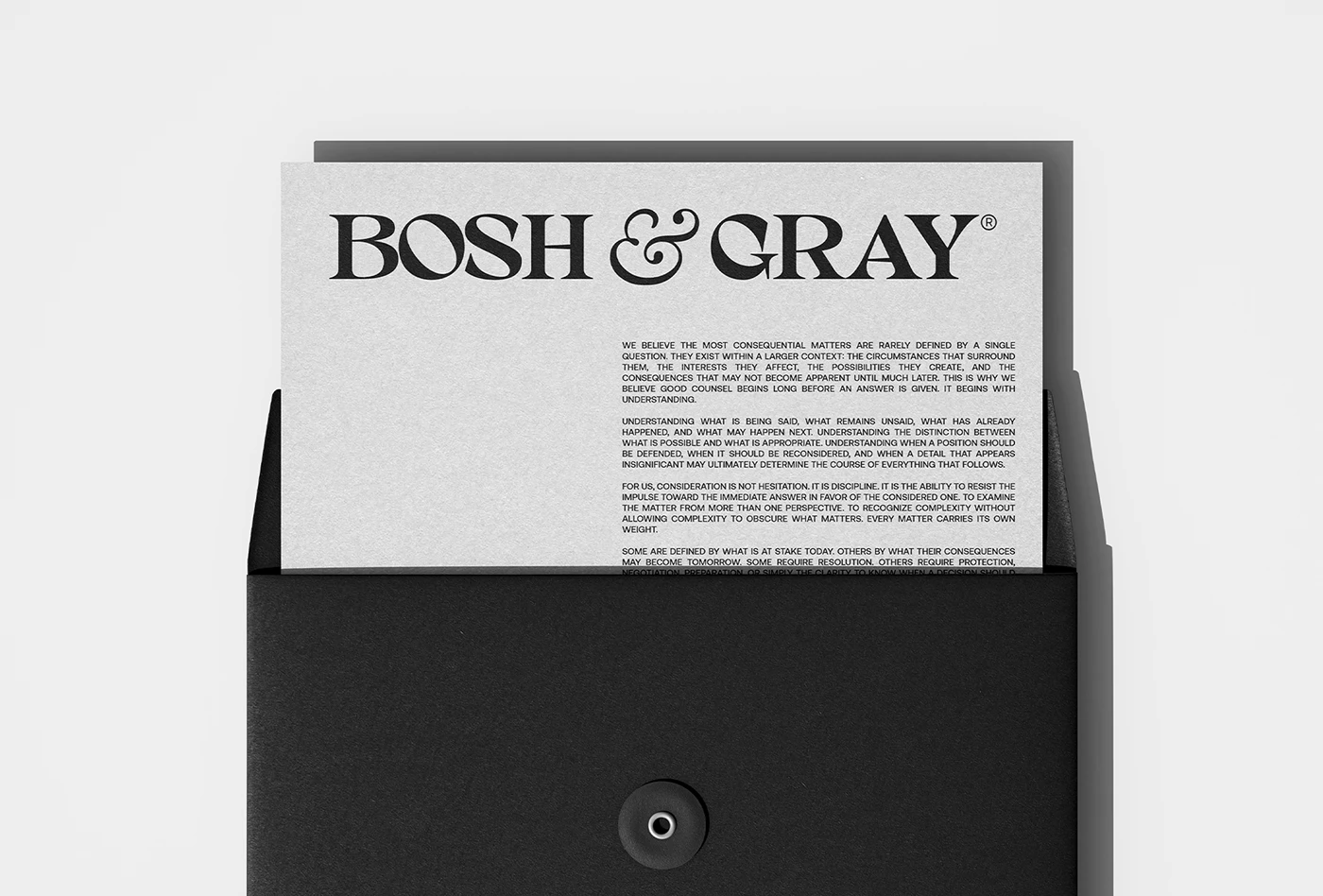 Bosh & Gray branding design asset detail 3