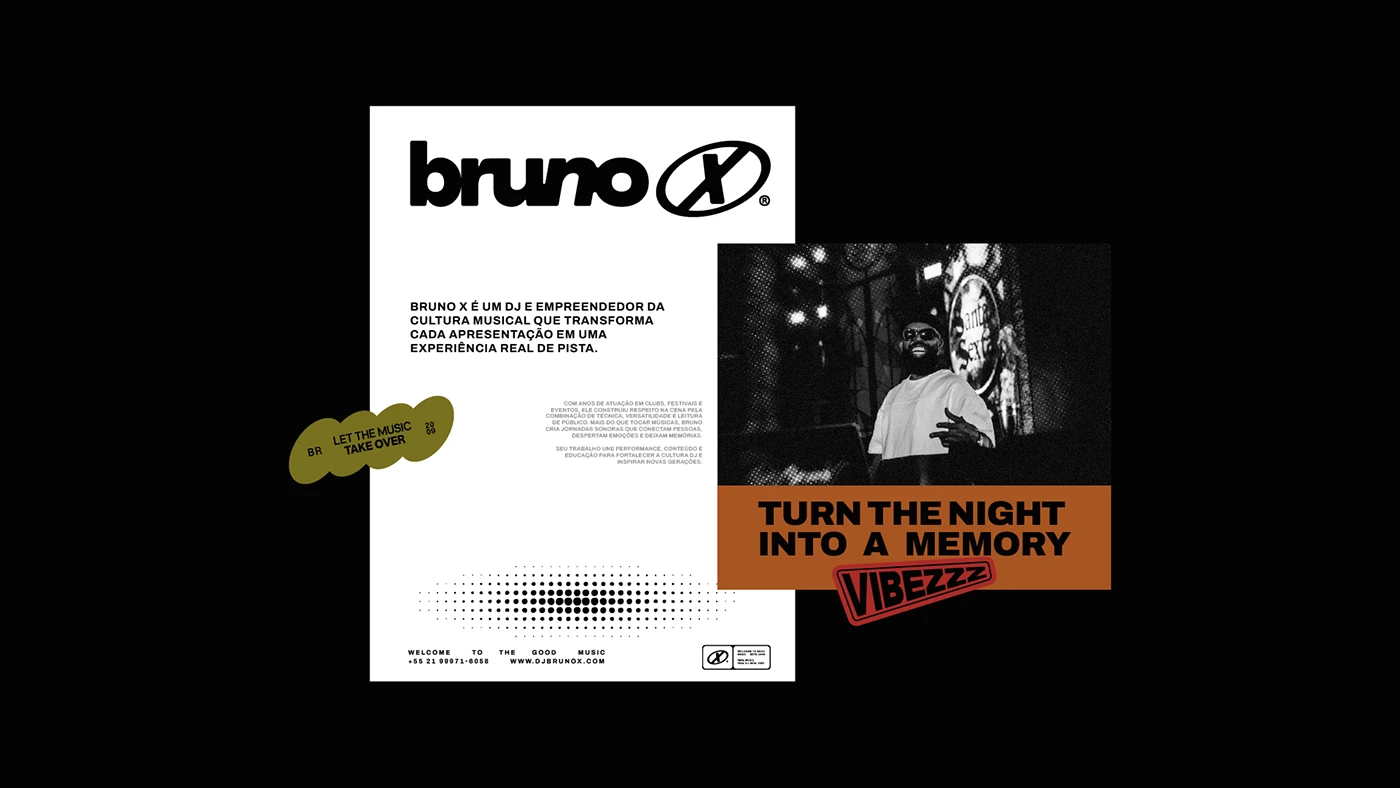 branding - Bruno X visual identity asset 3