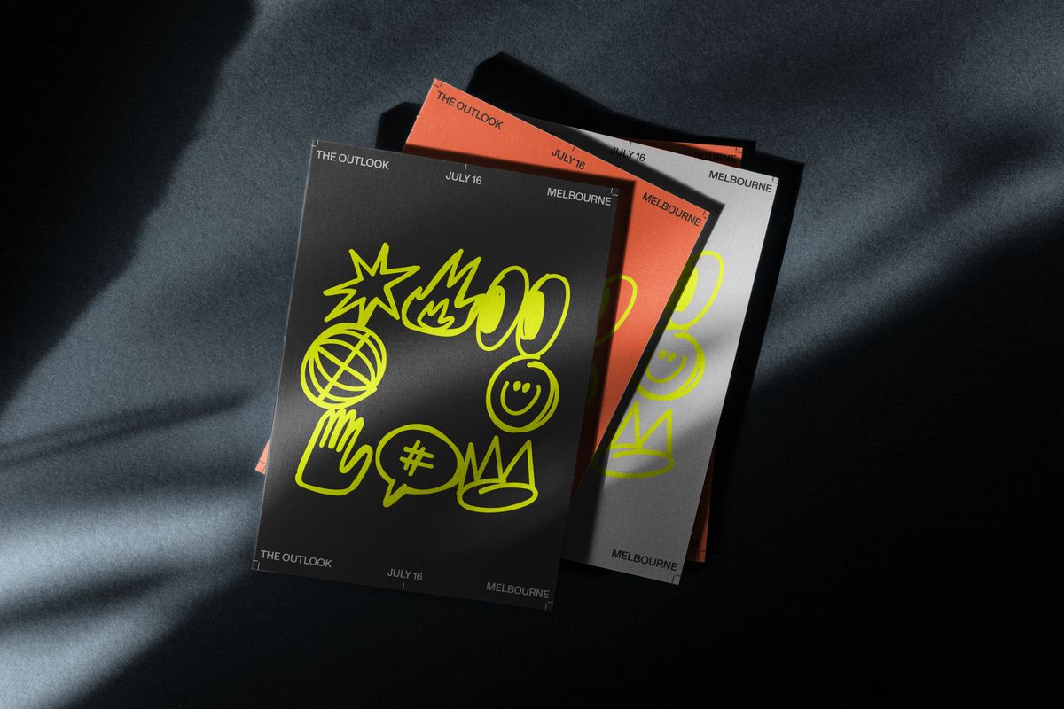 Detalles visuales fijos de la marca Outlook Firebrand