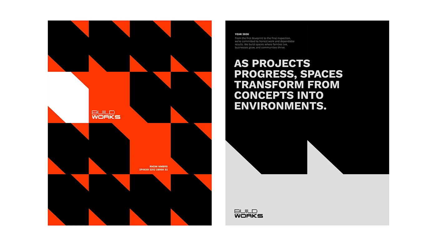 BUILDWORKS branding identity detail 2