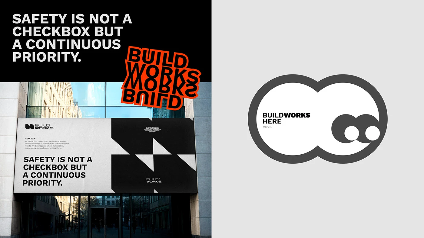 BUILDWORKS branding identity detail 7