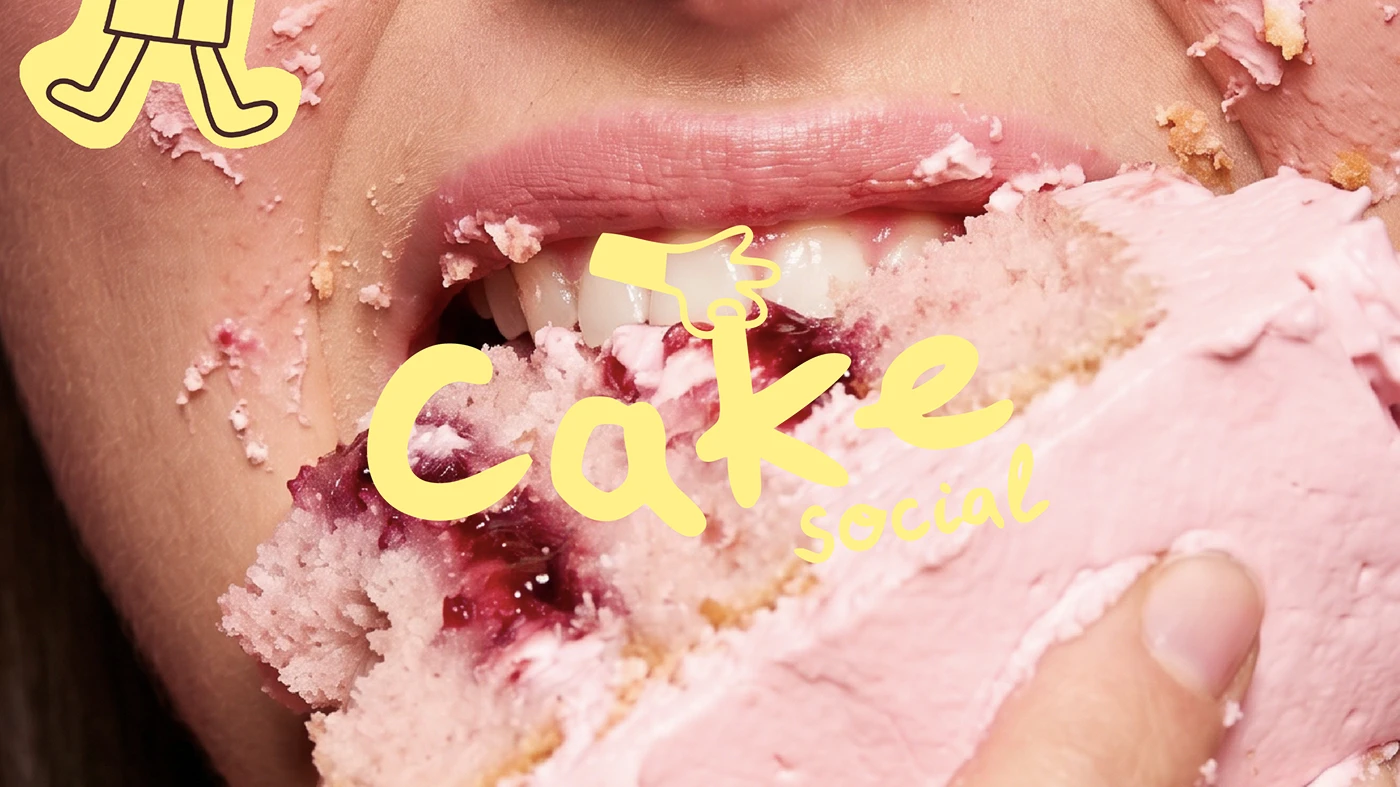 Mari Kvel Crafts Playful Bakery Branding for Cake Social