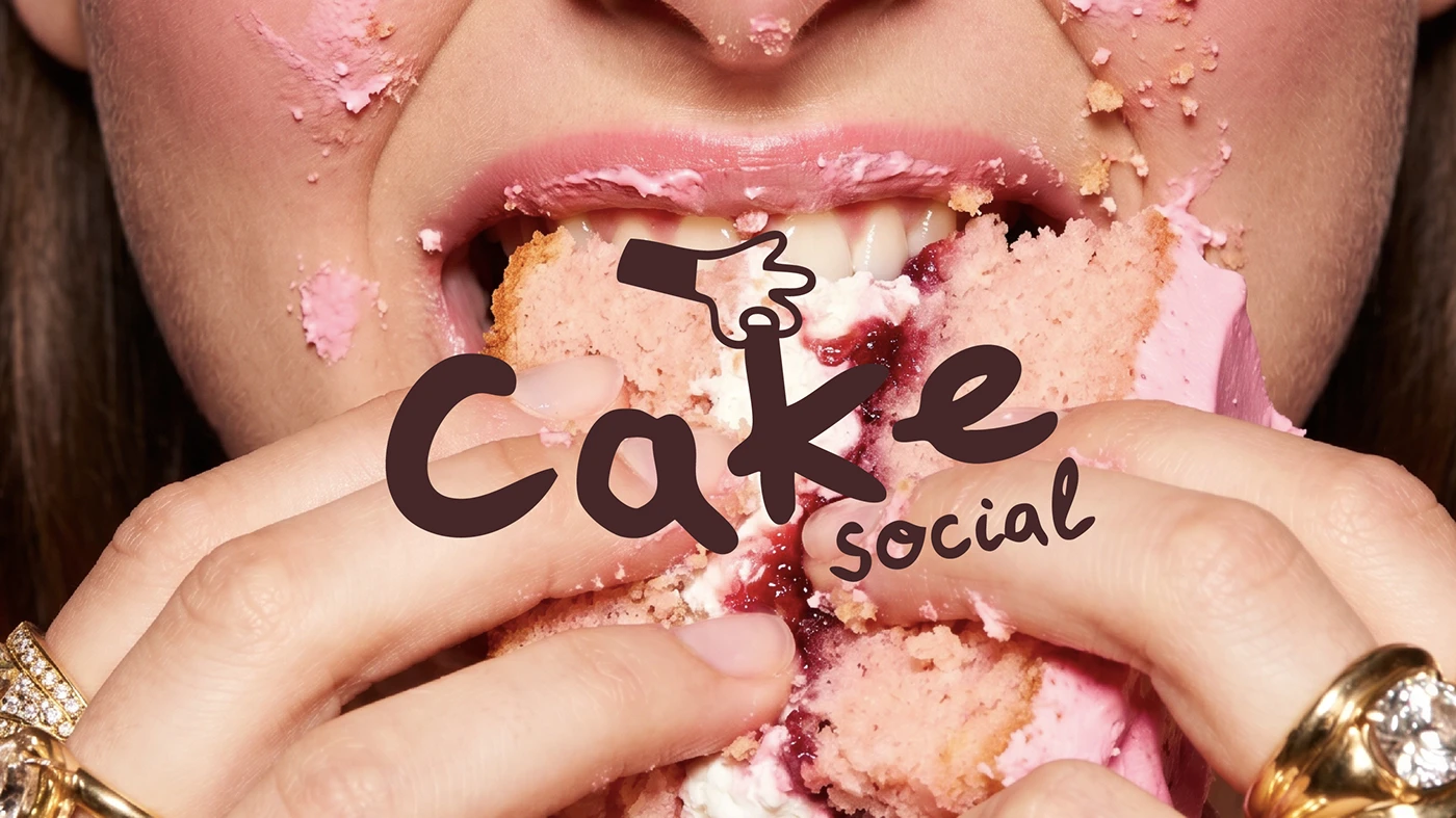 Mari Kvel Crafts Playful Bakery Branding for Cake Social