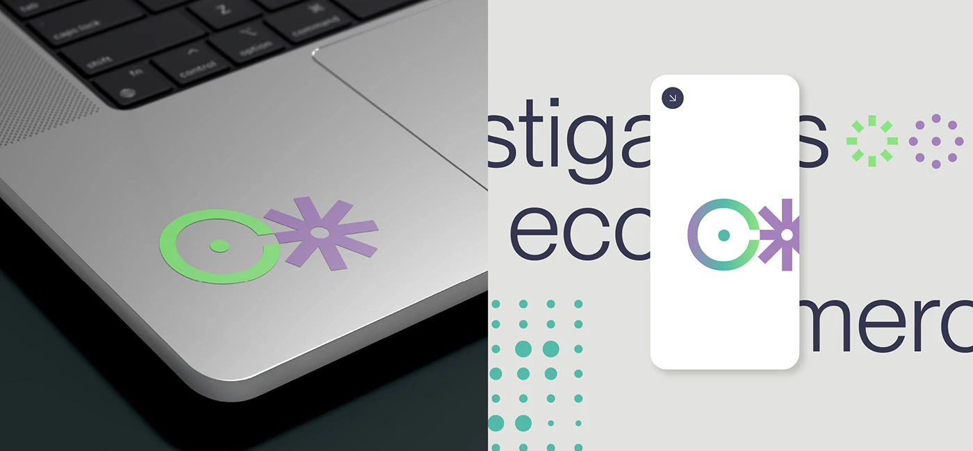 Coordenada branding identity detail 3
