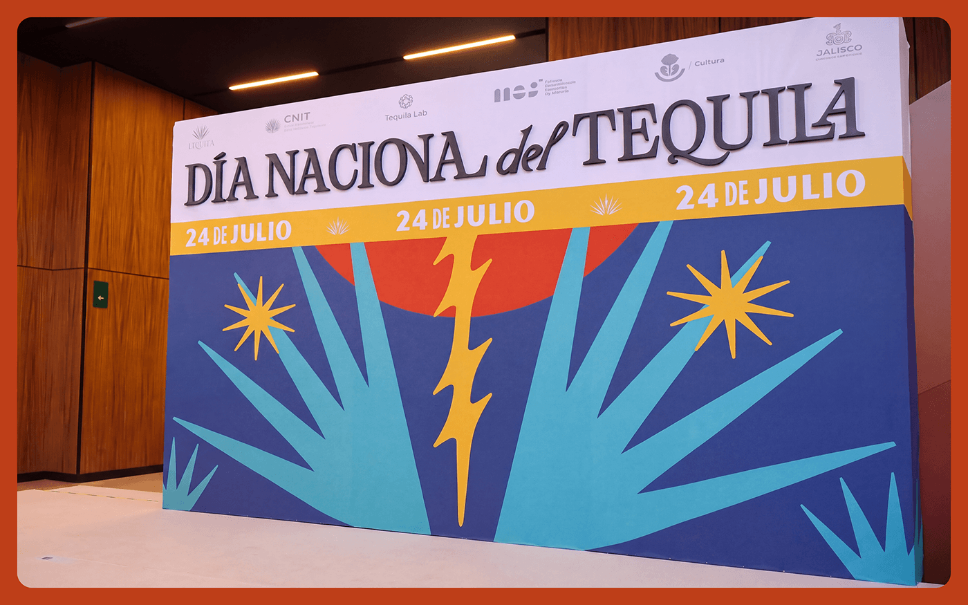 Dia Nacional del Tequila: Special Poster and Bottle Design Illustration