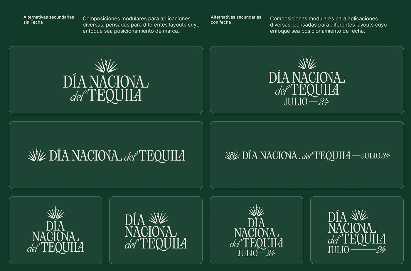 Dia Nacional del Tequila Poster and Bottle Illustration