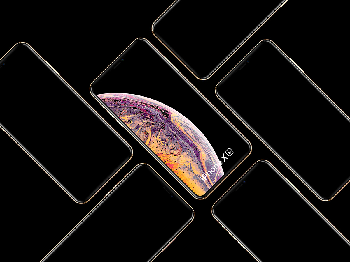 Free Mockups: iPhone Xs and iPhone Xs Max
