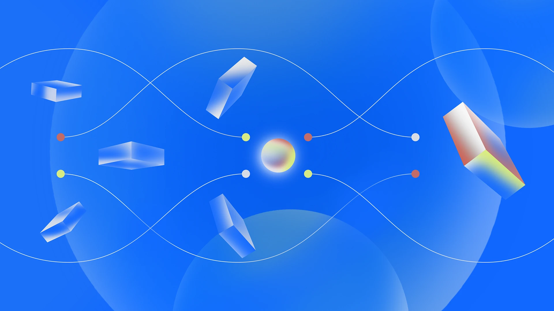 Dimensions of Time digital illustration abstract spatial grid