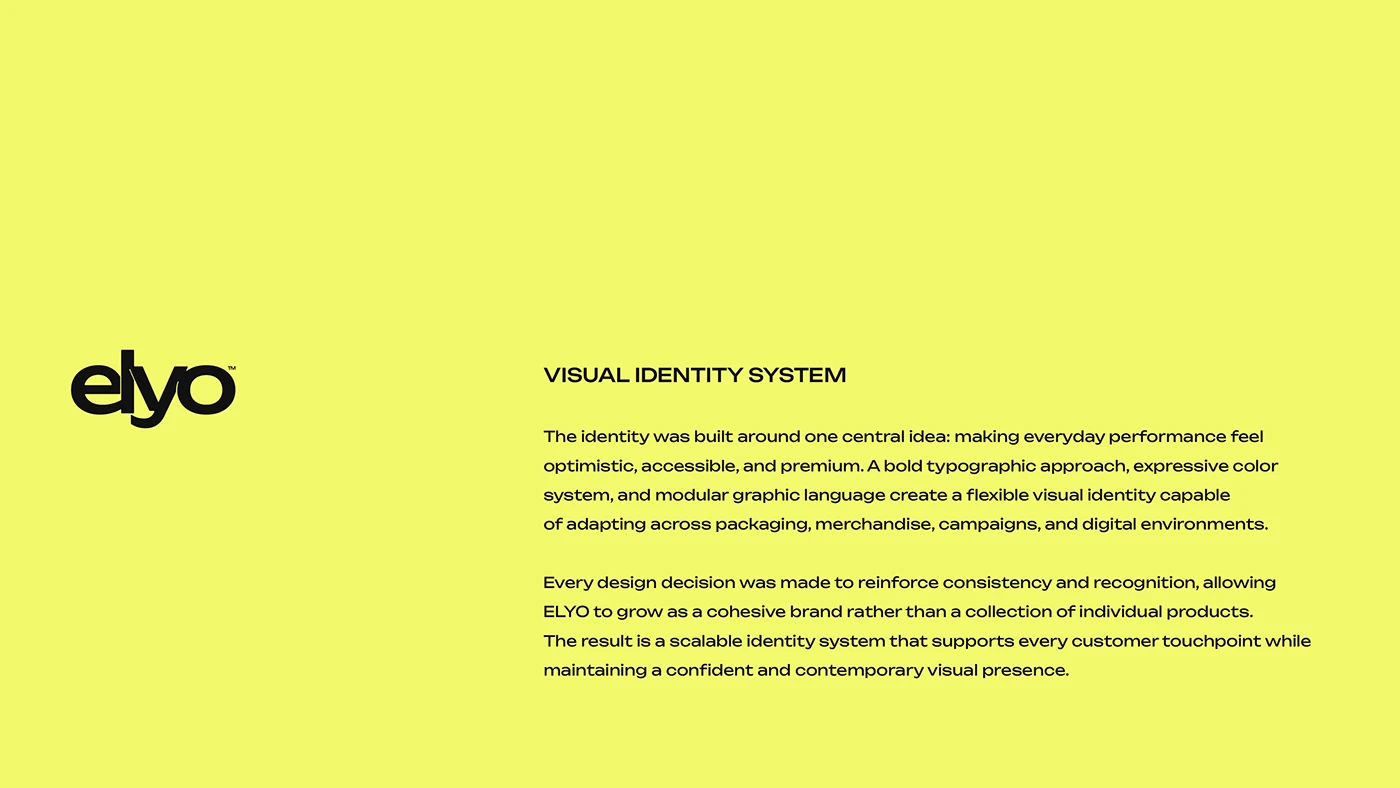 ELYO Brand Identity stationary visual design details branding