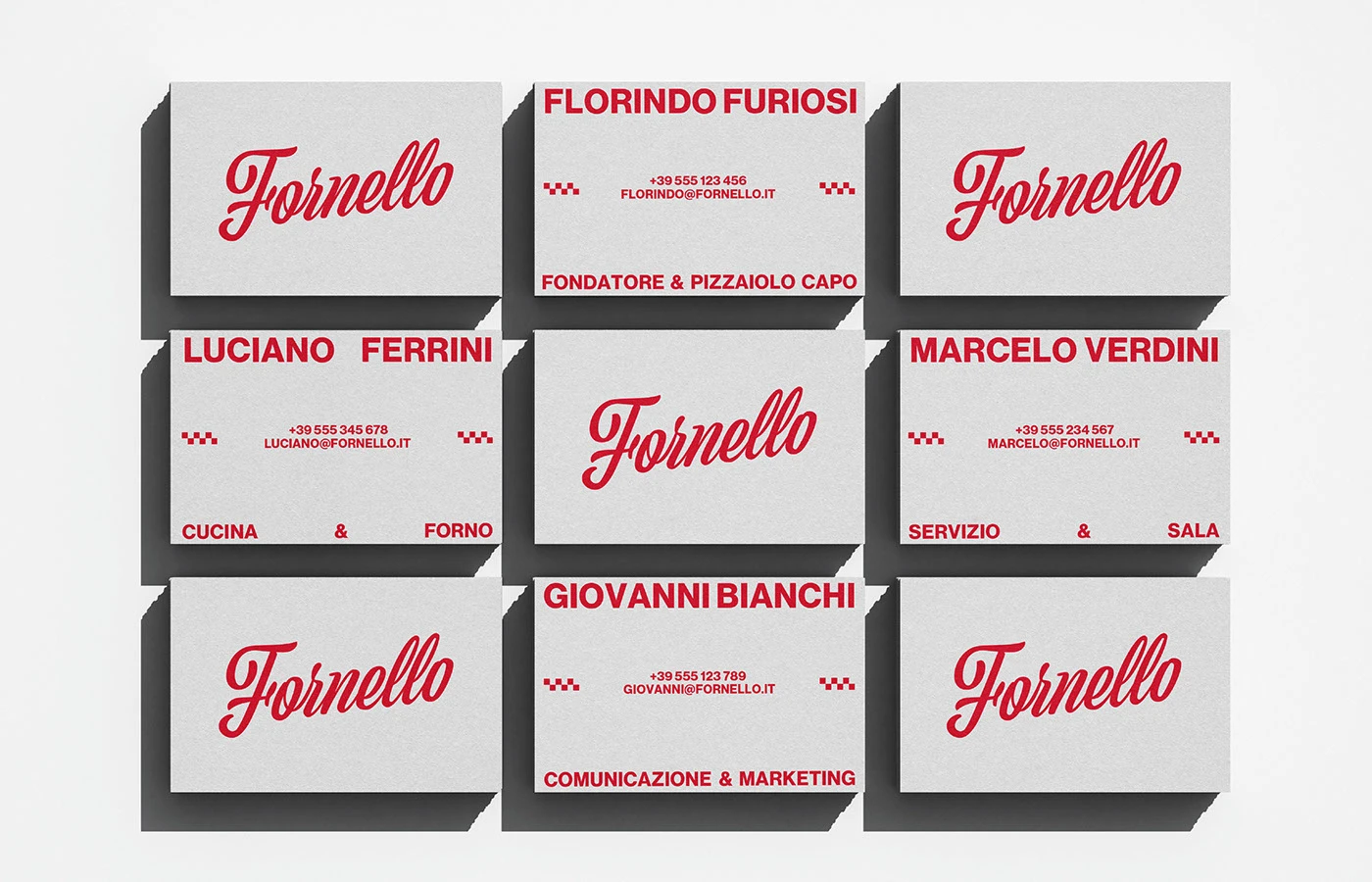 Minimalist Bakery Branding for Fornello Identity System