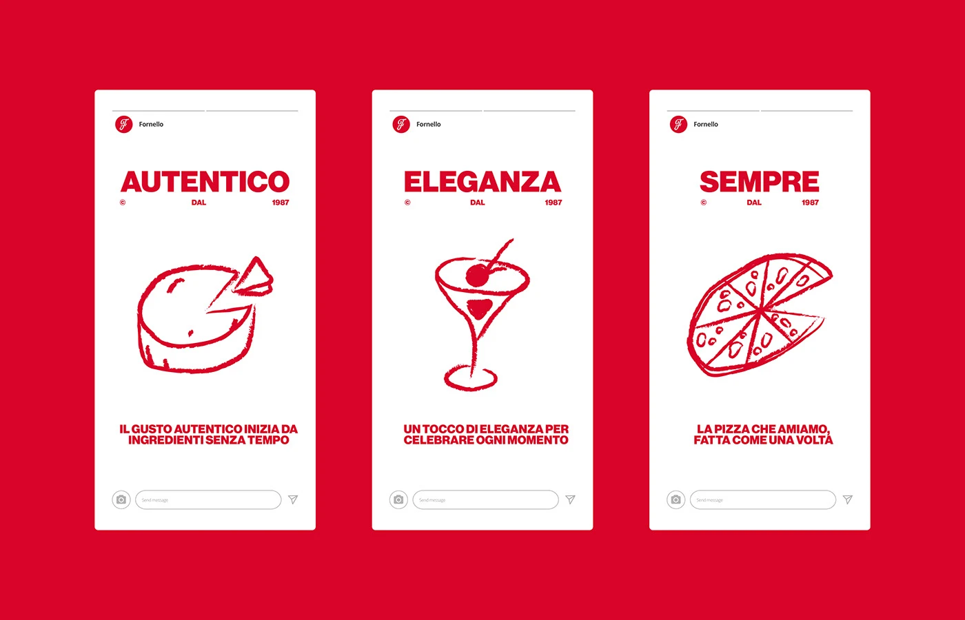 Minimalist Bakery Branding for Fornello Identity System