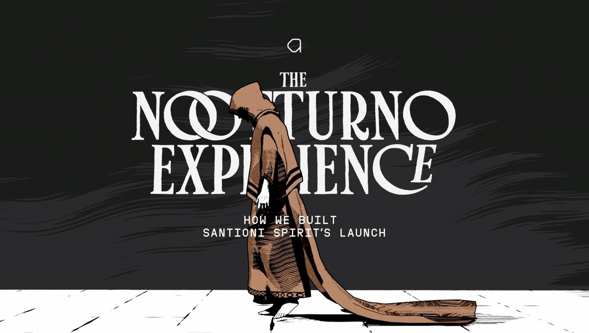 Title card for the Notturno Experience launch site