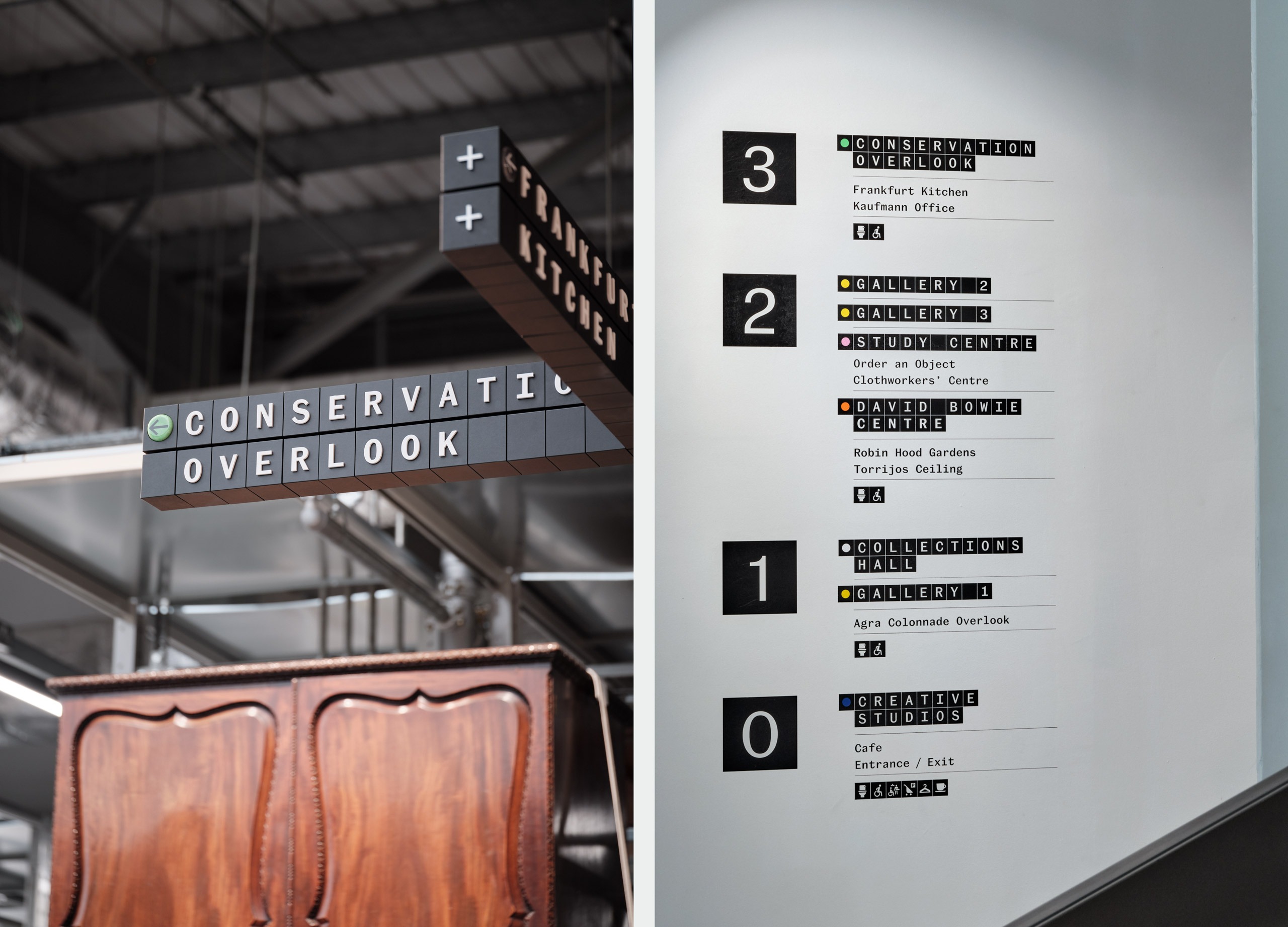 Close-up detail of onboarding text set in Spiller Mono