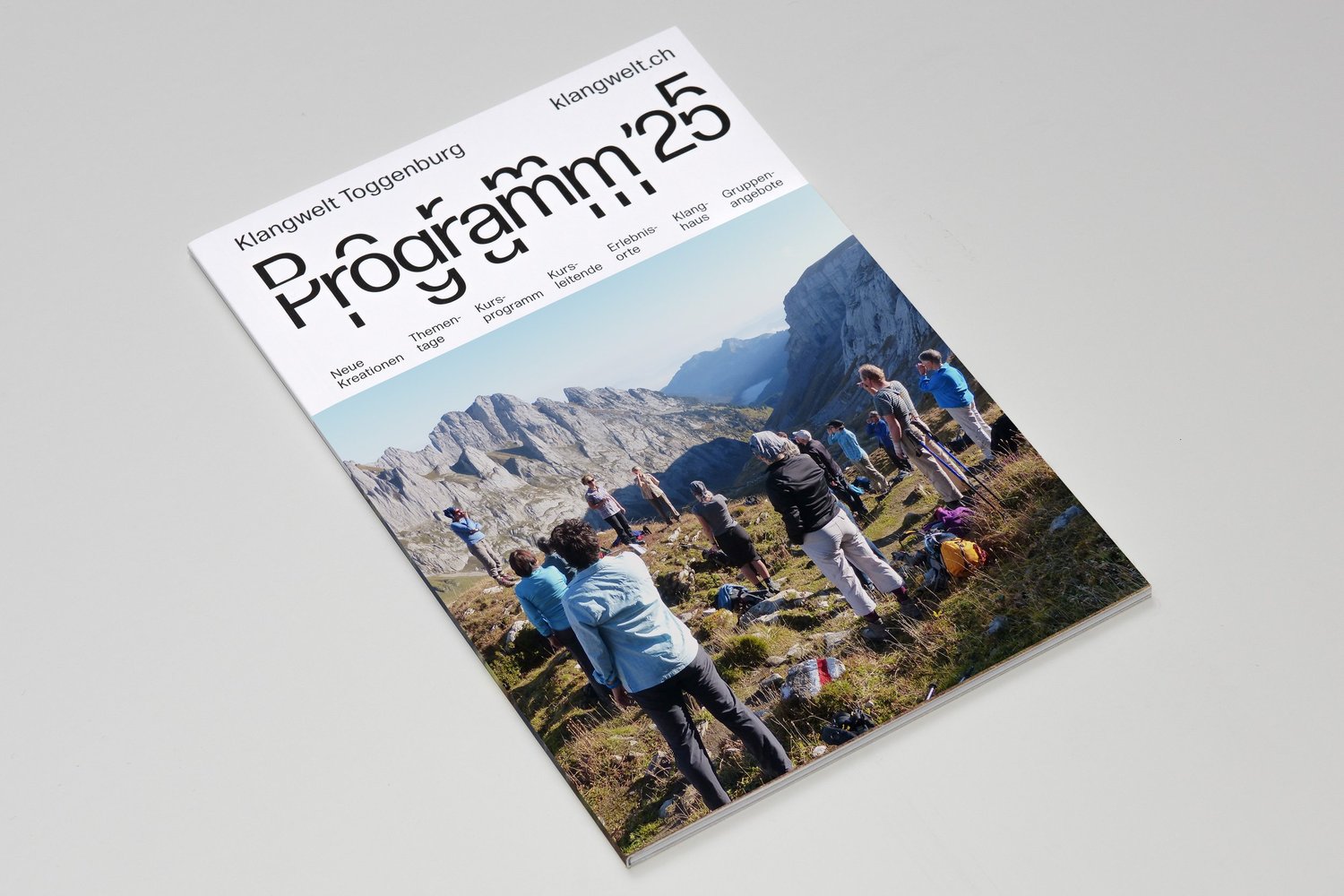 Klangwelt Toggenburg Programm 25 brochure cover