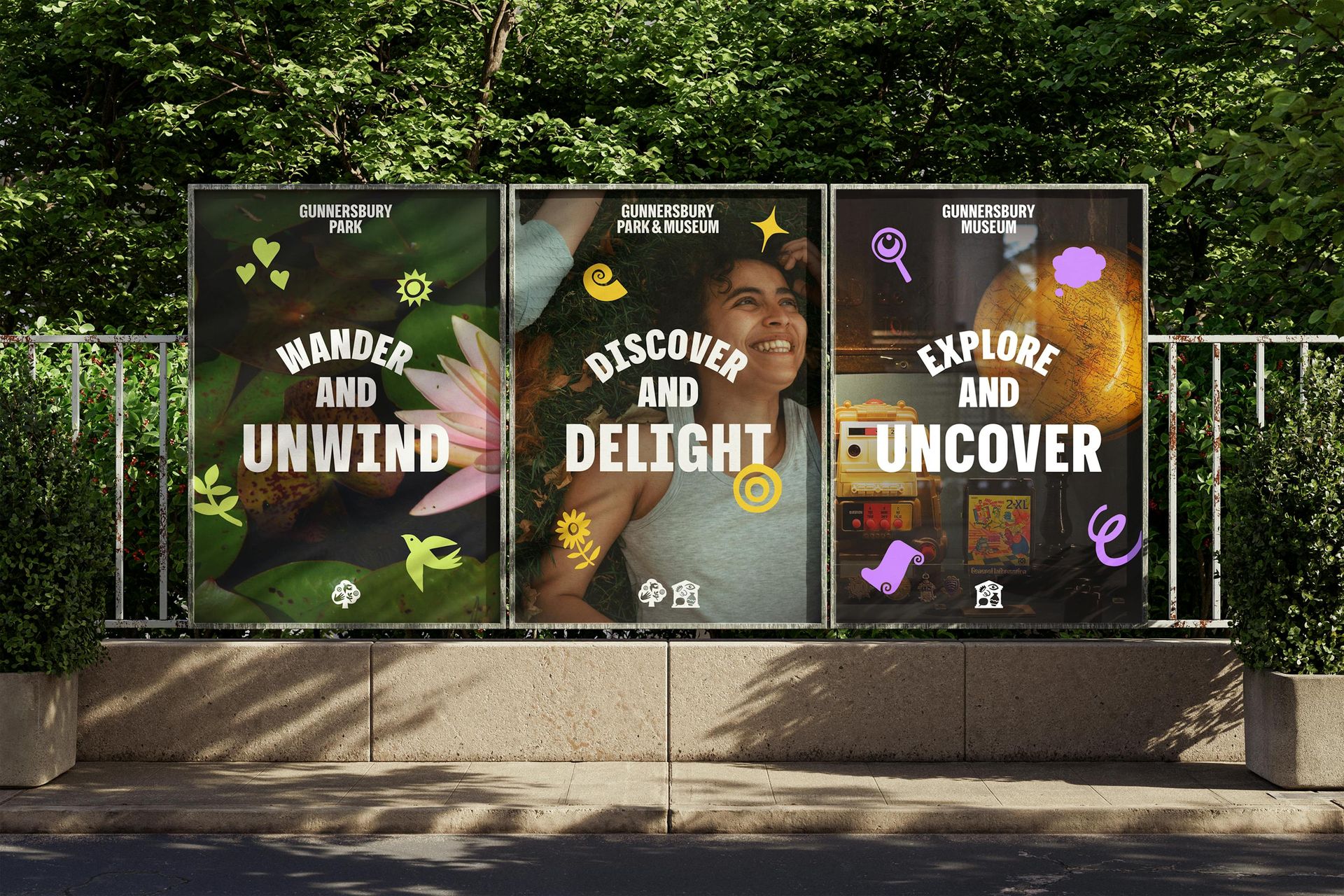 Gunnersbury Park and Museum campaign posters