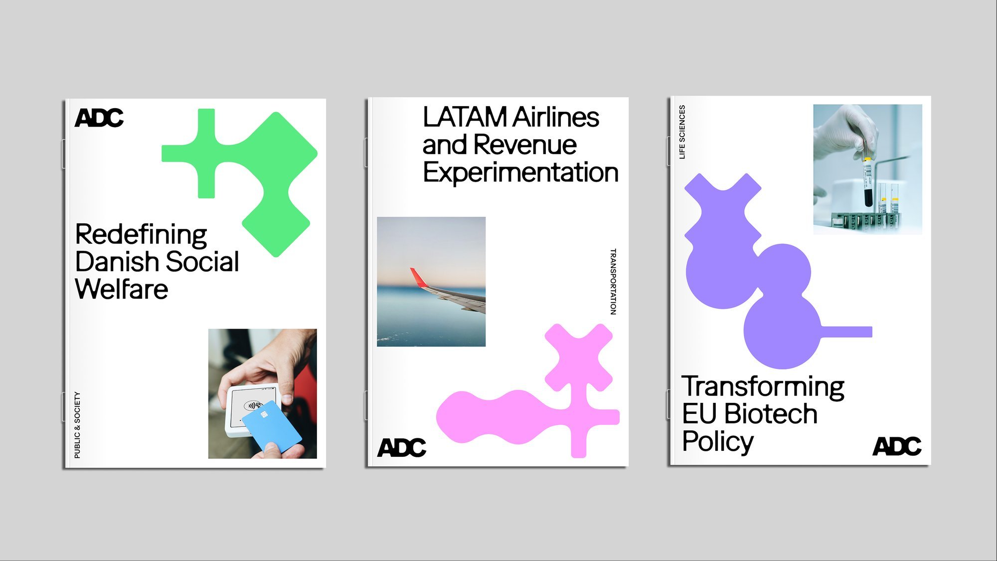 ADC identity report covers in use, including Danish Social Welfare and LATAM Airlines