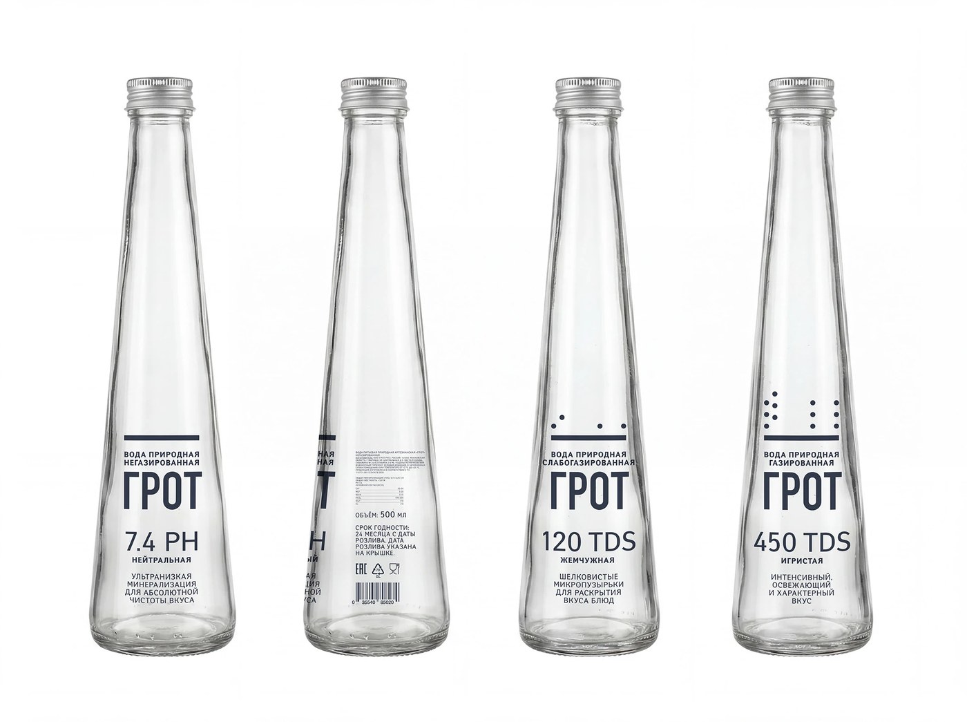 Packaging Design: GROT premium water by Mariya Churilo