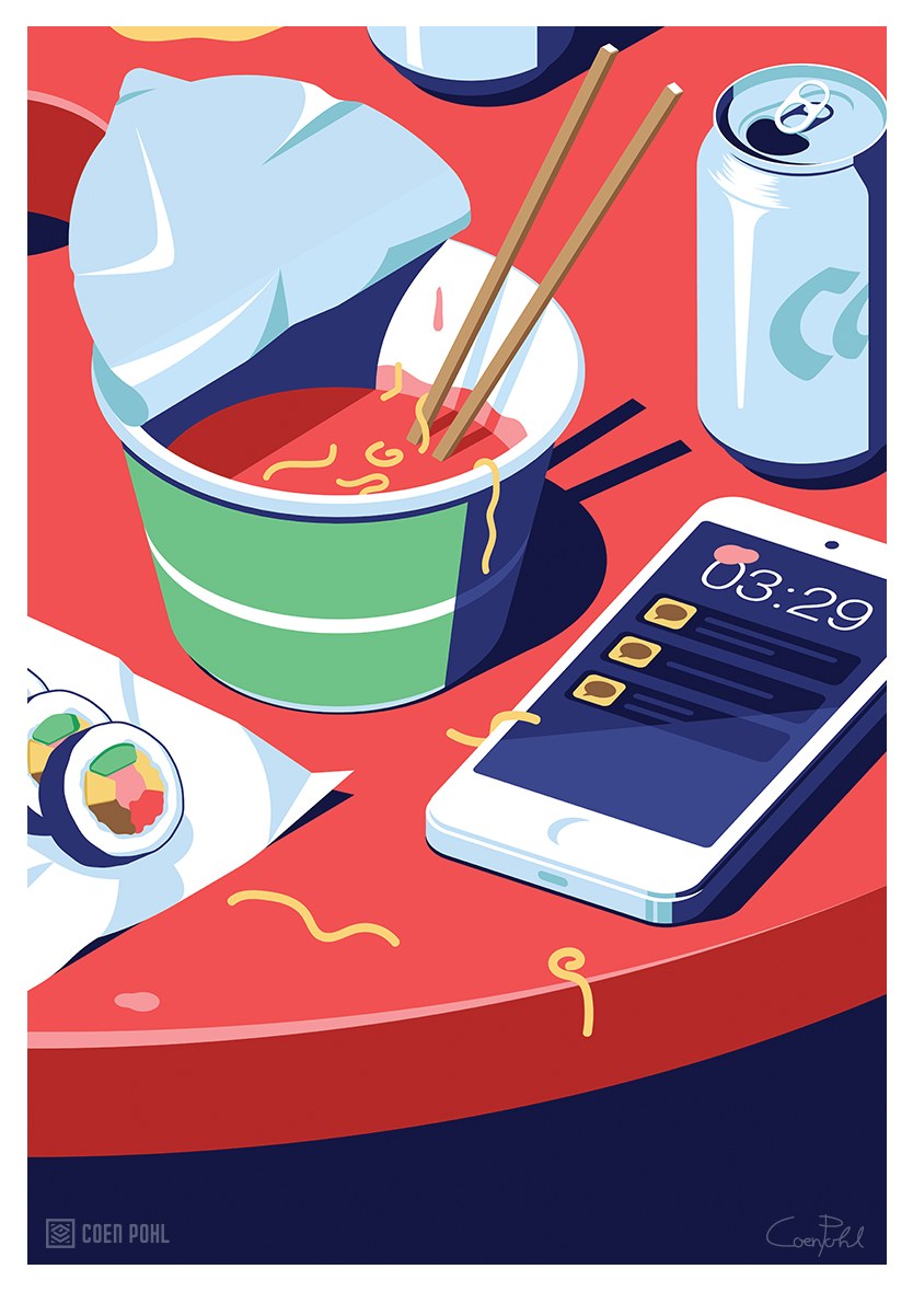 Serie de carteles de ilustración vectorial de tetera de cobre y makgeolli en la vida nocturna de Seúl