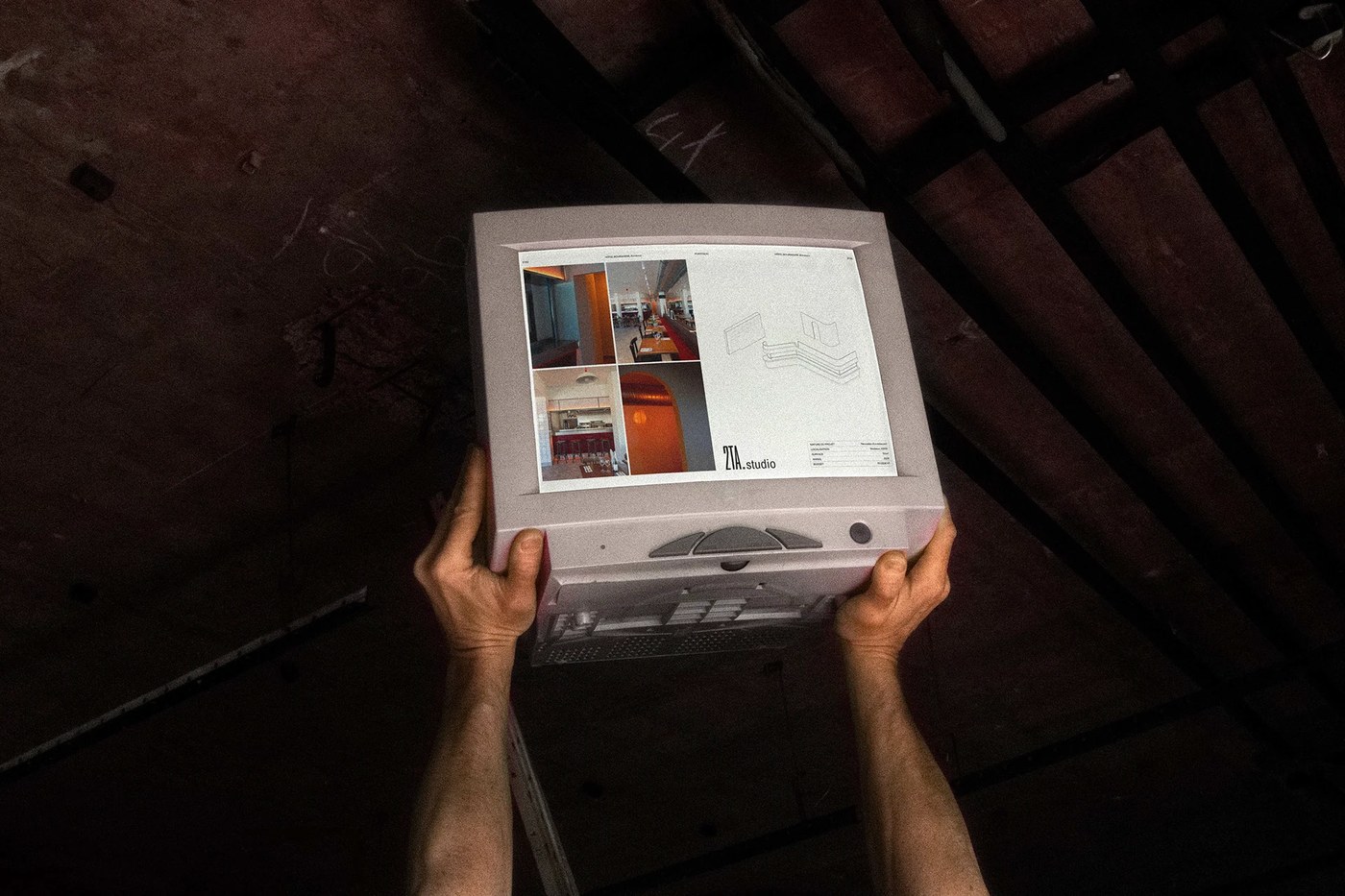 Monograph book spread highlighting editorial design and architectural photography