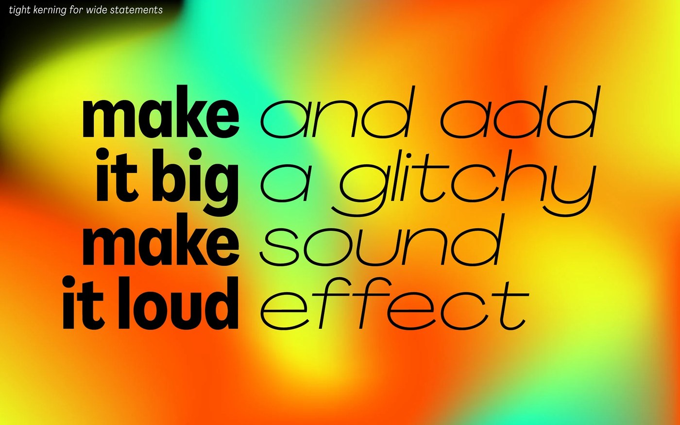 Agrandir Typeface Alex Slobzheninov: Bold Imperfect Forms