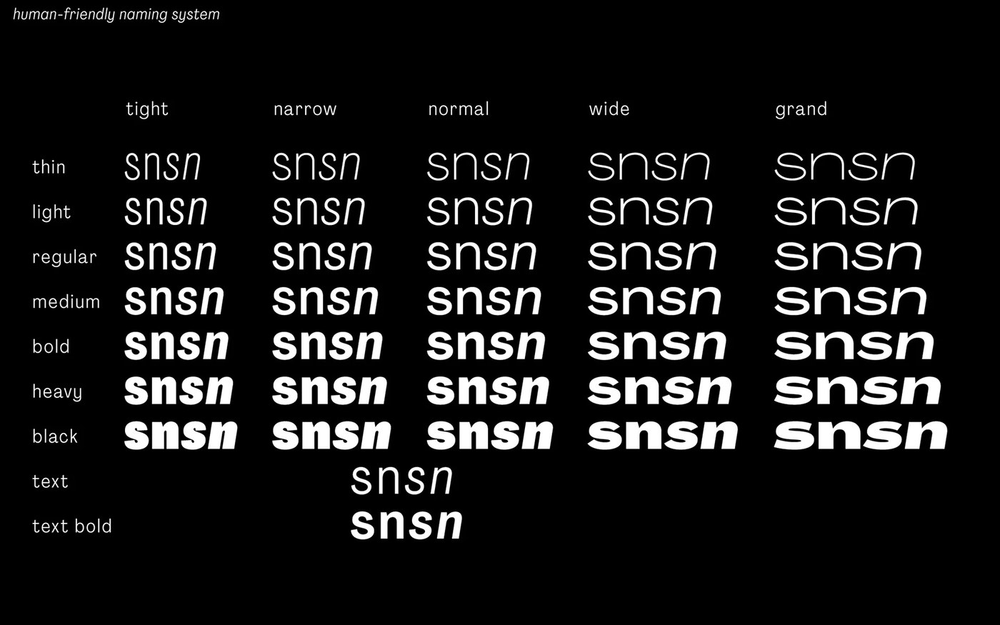 Agrandir Typeface Alex Slobzheninov: Bold Imperfect Forms