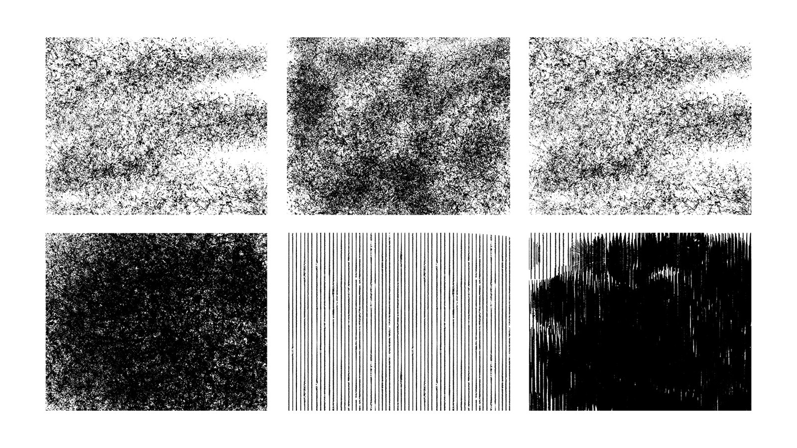 Arado 2026 six raw ink and dry-brush texture studies — brand identity by Senhor Paulinho