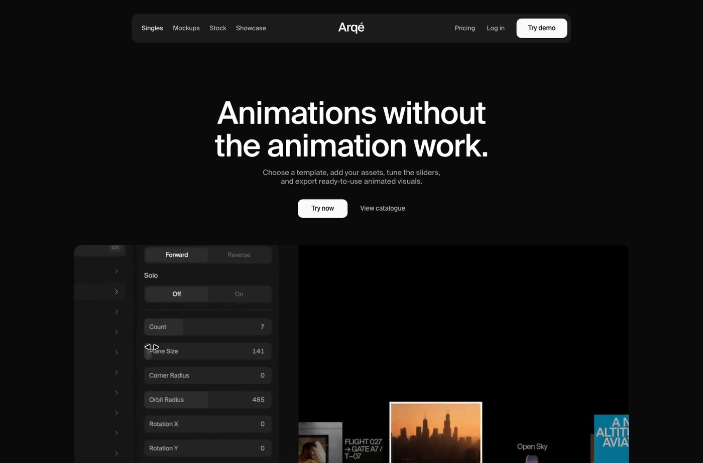 Arqé Motion Design Platform for Digital Brand Systems