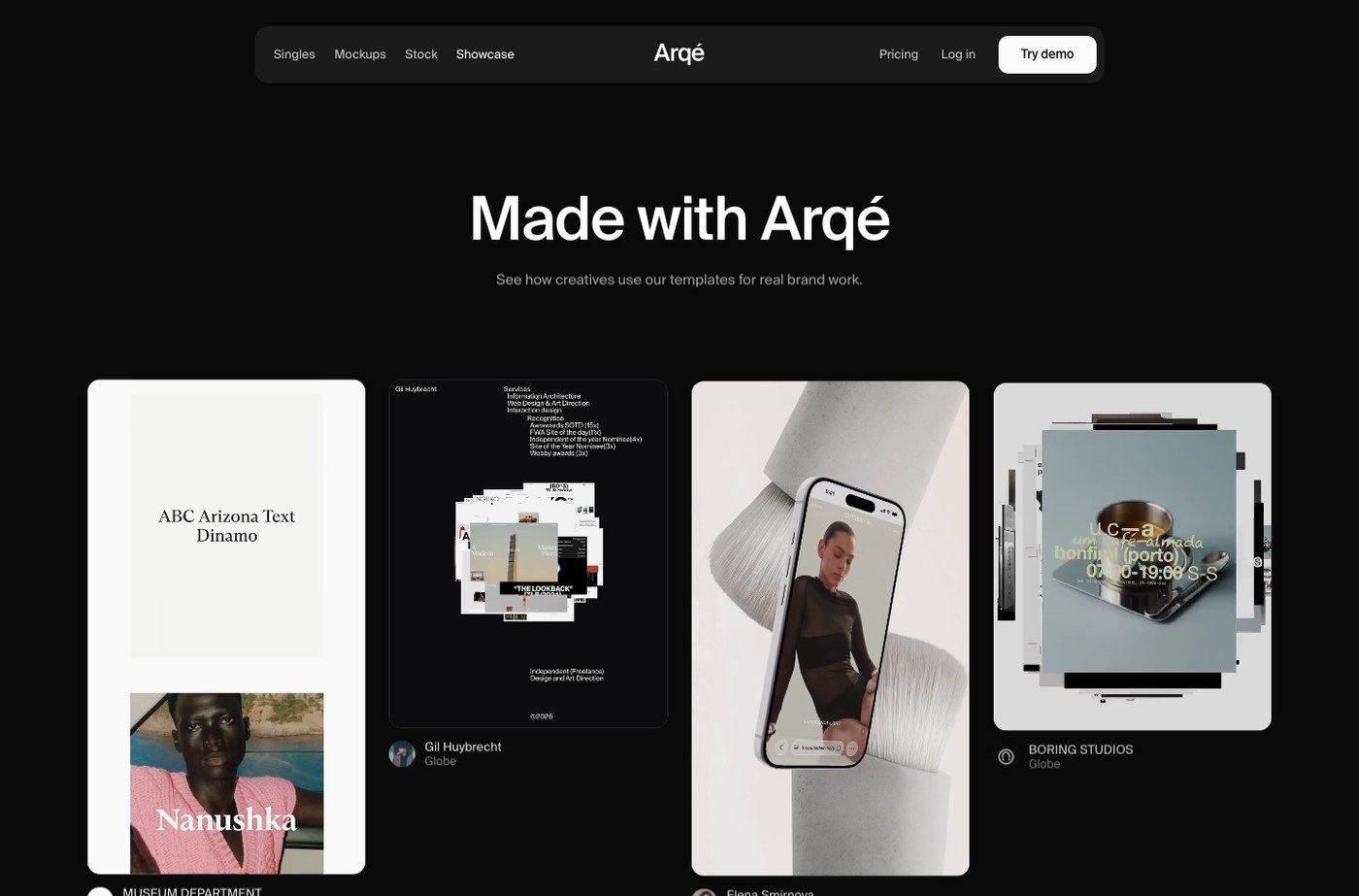 Arqé Motion Design Platform for Digital Brand Systems