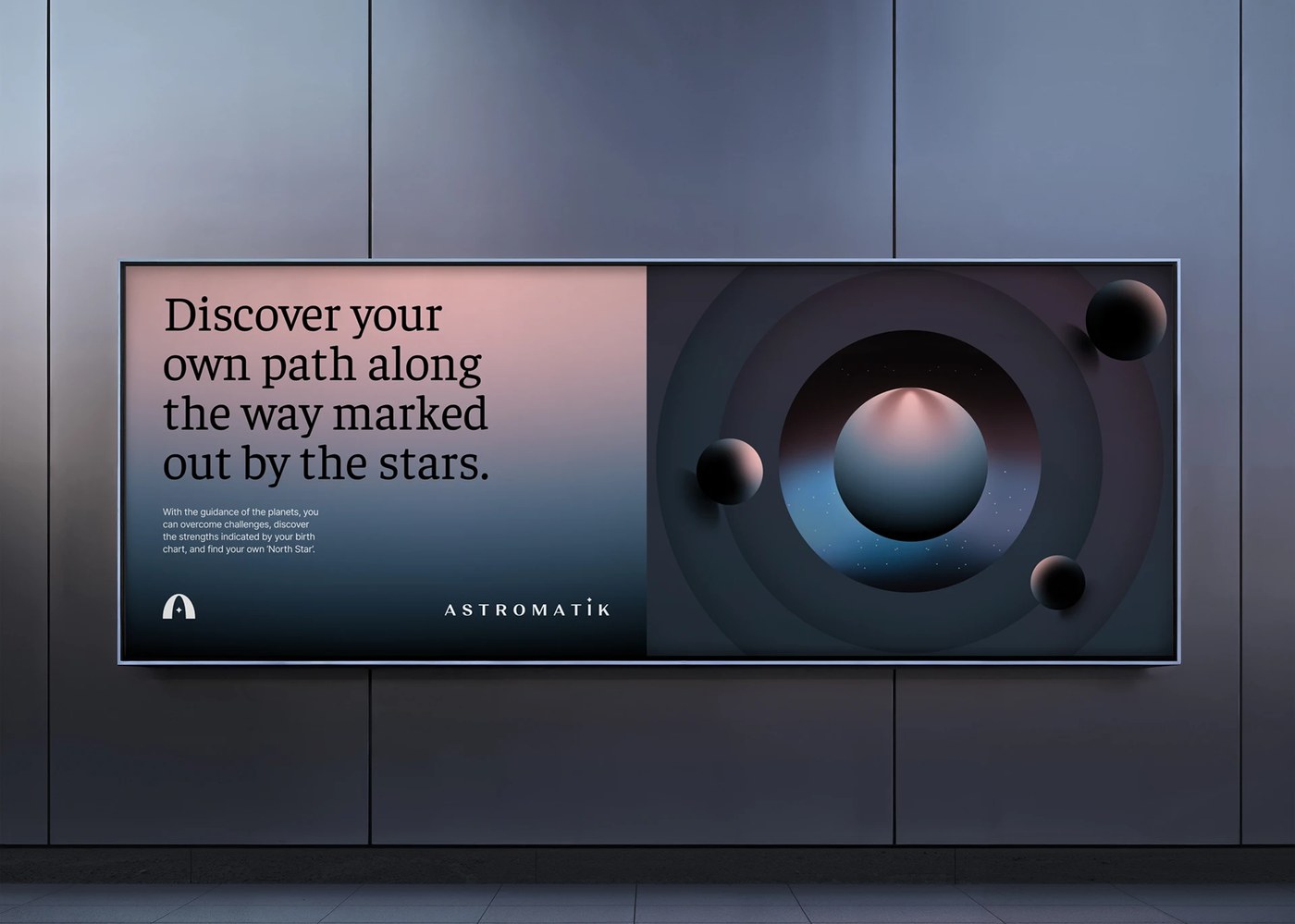 Astromatik app branding ux ui sencer b. yilmaz mobile interface design showing celestial charts