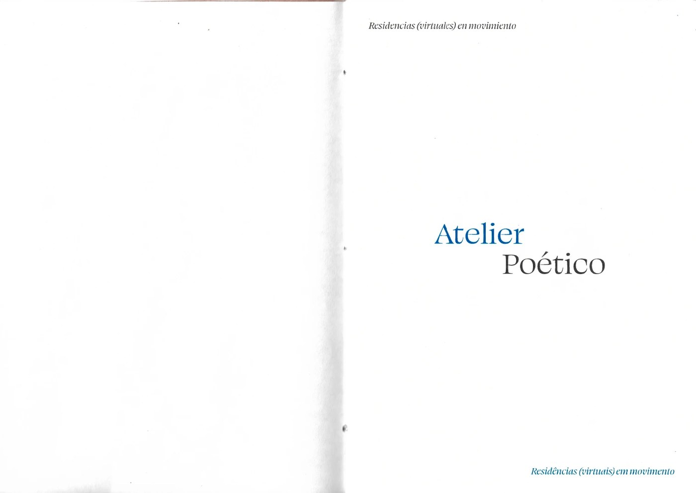 Modular layout grid and stanza alignment — editorial publication design by Lina Irene Rossi