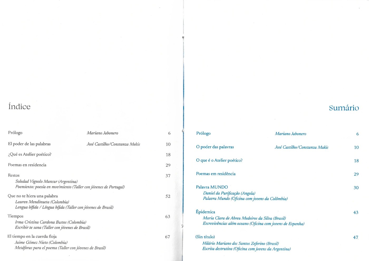 Closing publication spread and binding detail — editorial publication design by Lina Irene Rossi