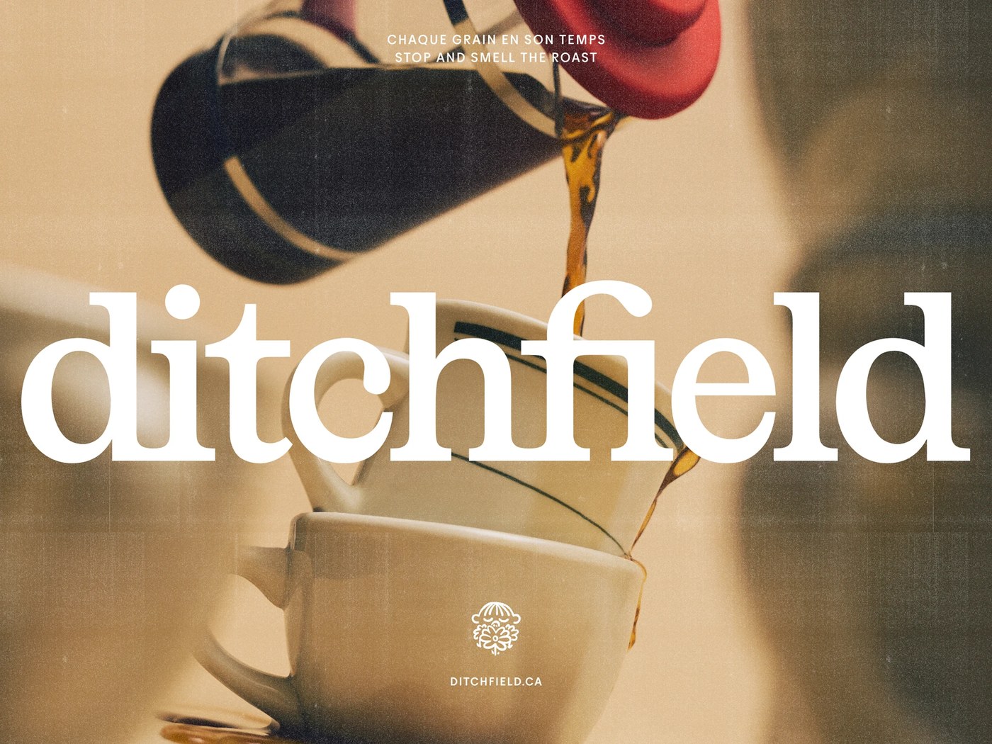 Ditchfield specialty coffee brand identity and packaging design by Deux Huit Huit
