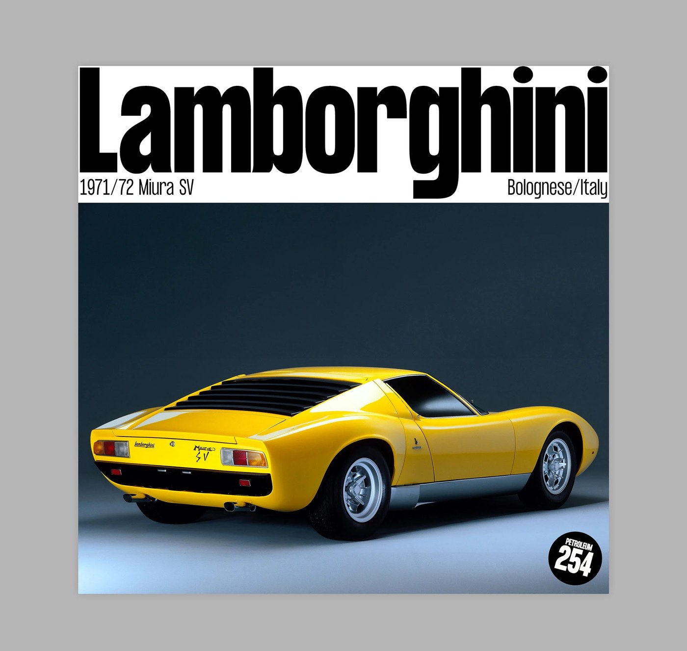 Formula Condensed typography poster specimen with automotive layout by Pangram Pangram