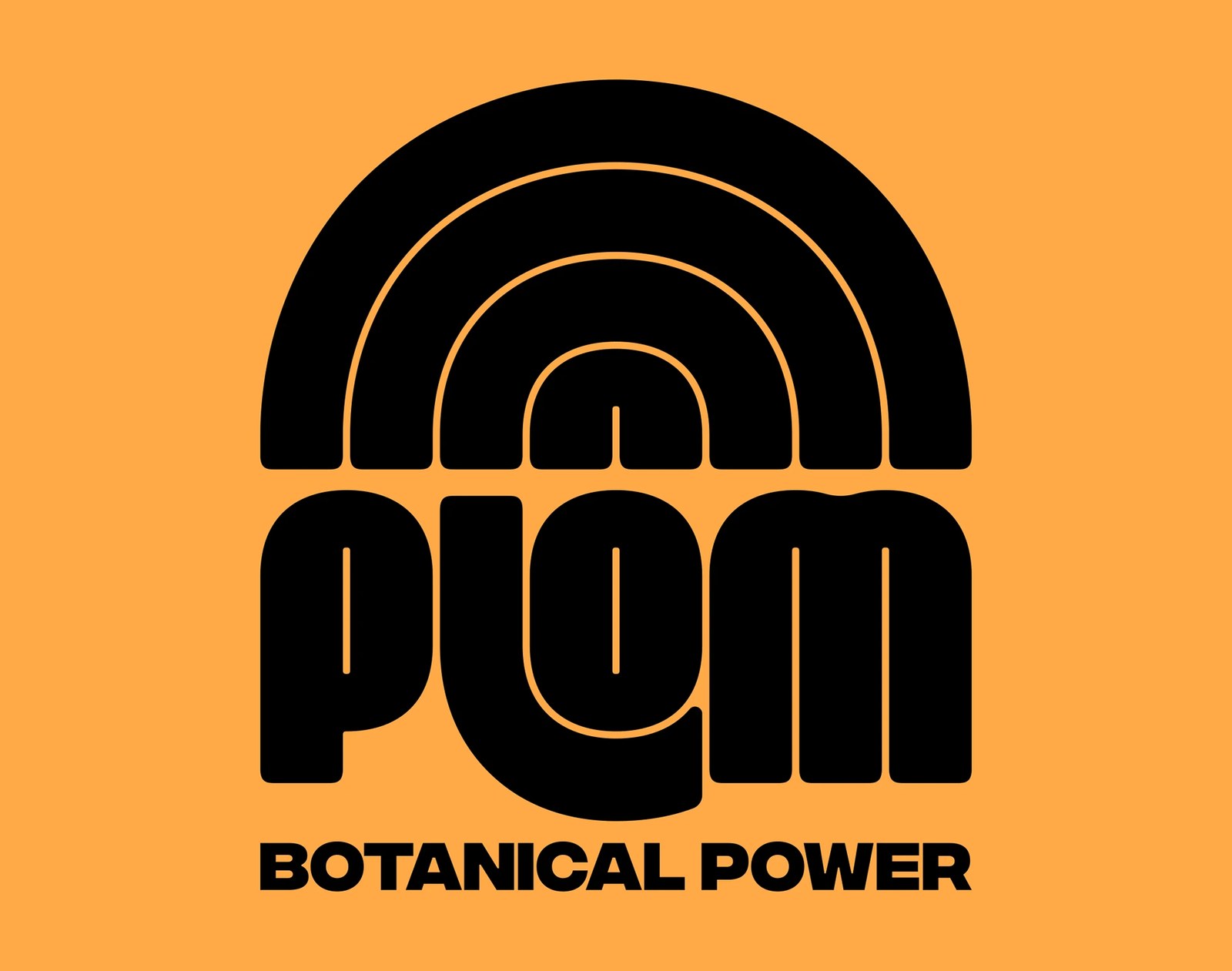 Plom concentric arches brand emblem and custom typography by Brand Brothers — best of the week