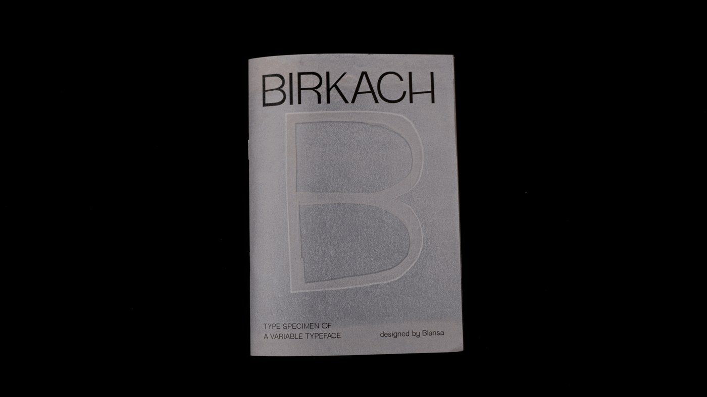 Birkach typeface specimen blanka burgundi variable weight preview