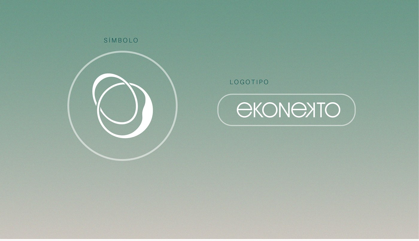 Ekonekto typography detail by Pablo Pelaez Gallego